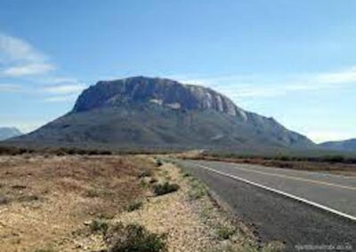 Mt Ololokwe from the road in samburu region