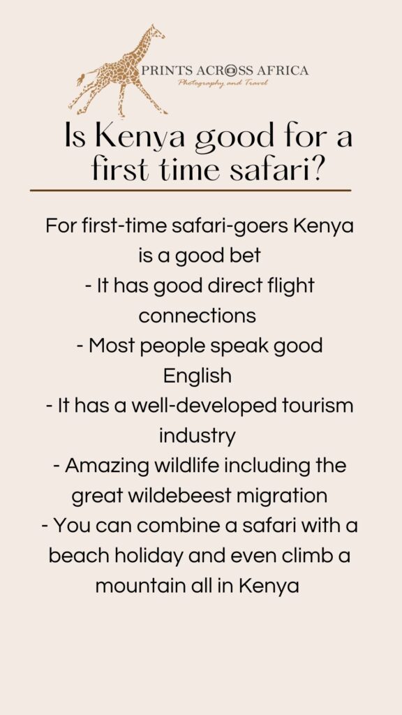 is Kenya good for a first time safari