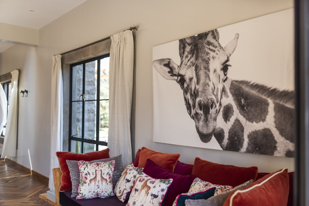 Room giraffe manor spa