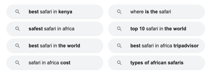 Related search 