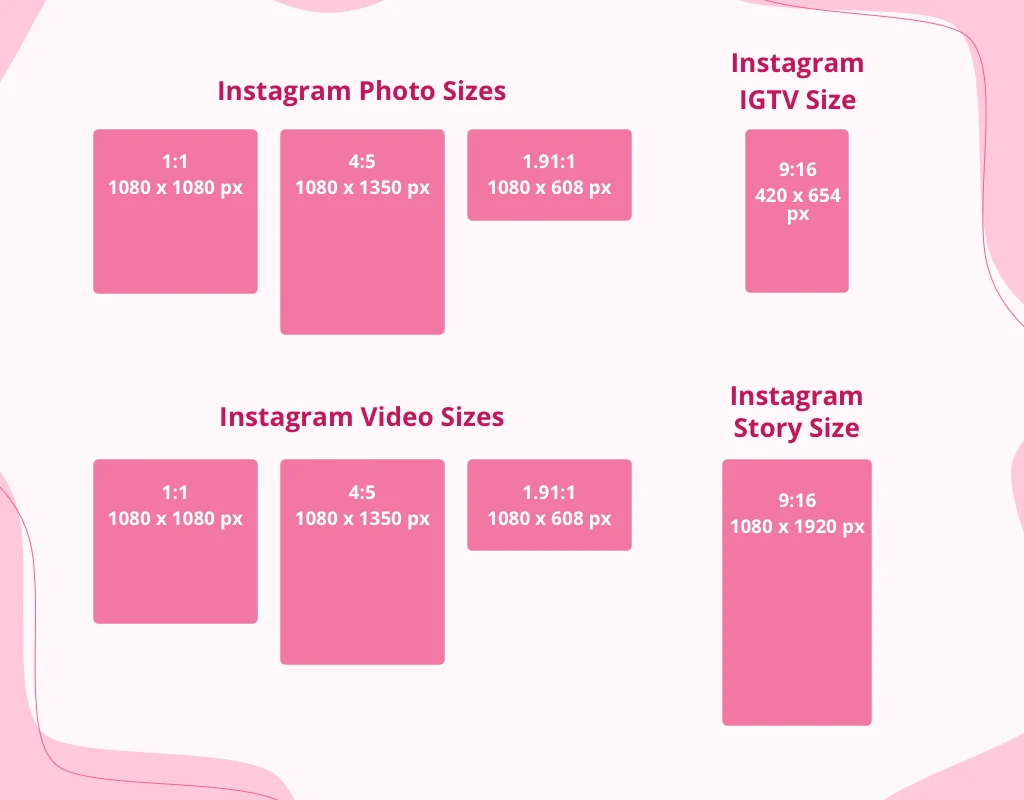 Instagram posting sizes 