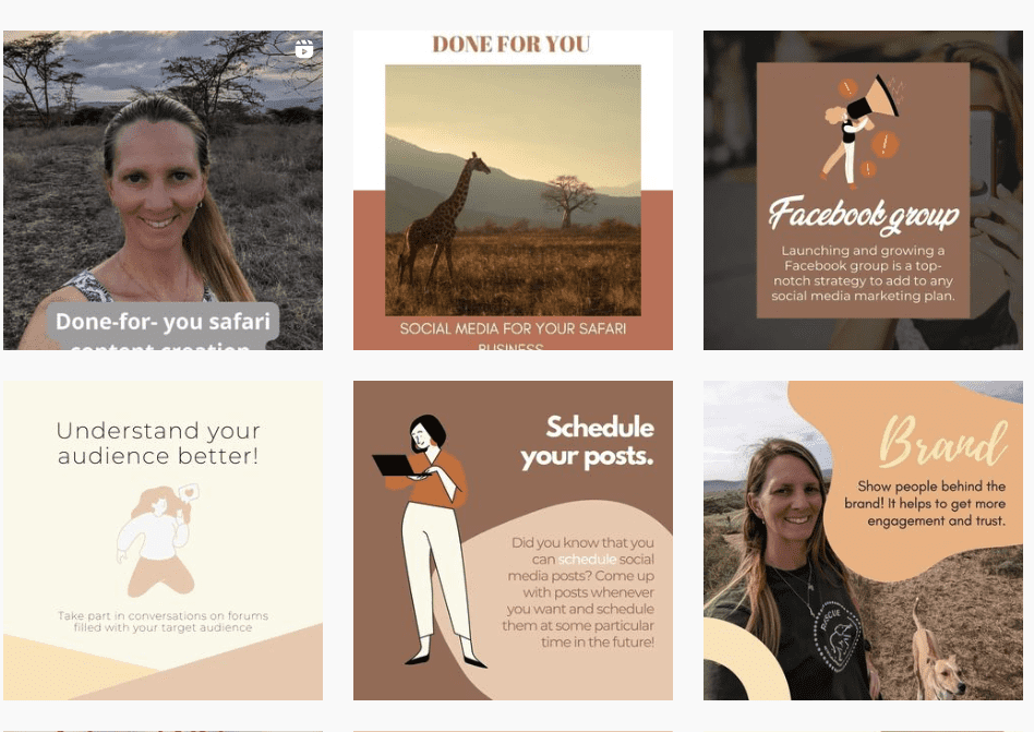 Prints Across Africa safari content creation 