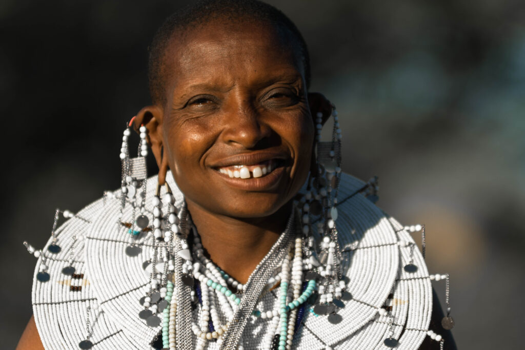 Maasai Lady smiling