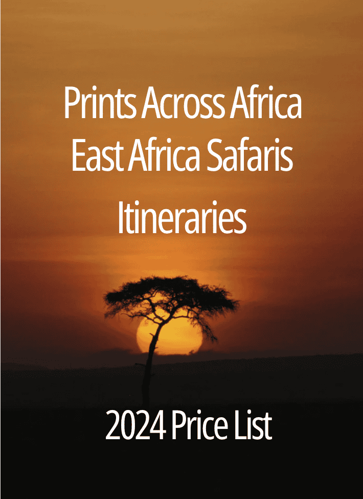 Prints Across Africa Safari itineraries 