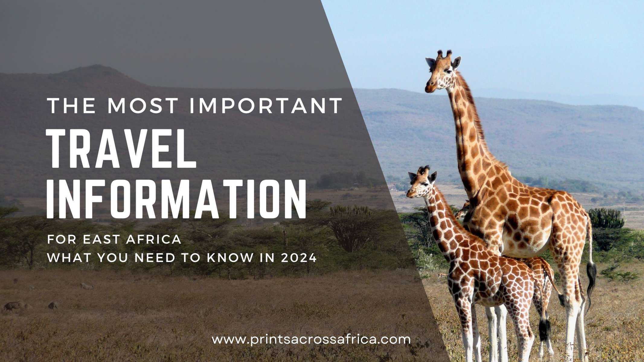The most important travel information for east Africa, what you need to know in 2024